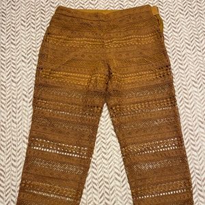 Zara Lace Pants With Shorts